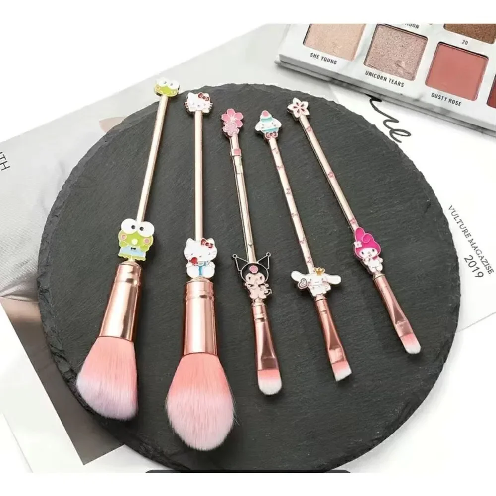 Sanrio Hello Kitty & Friends 5 Pc Makeup Brush Set